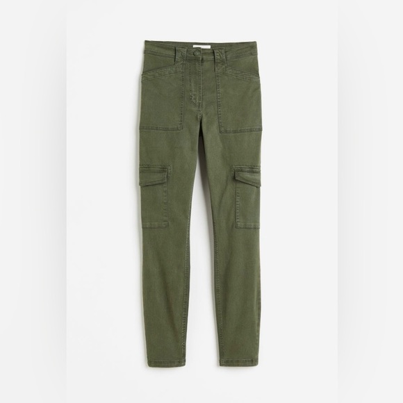 NWT: H & M skinny cargo pants | sz: 2 - Picture 1 of 10